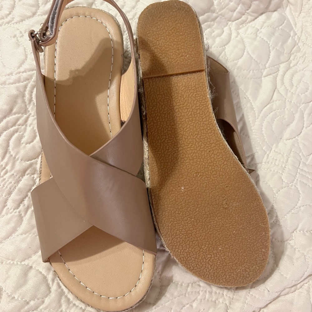 Nude sandals